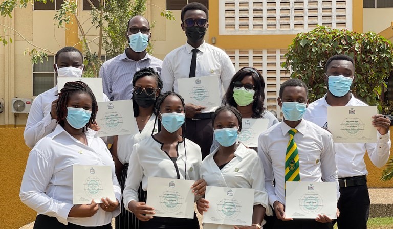 TEN GALLANT DOCTOR OPTOMETRY STUDENTS FROM THE KWAME NKRUMAH UNIVERSITY OF SCIENCE AND TECHNOLOGY GRAB A HIGHLY RANKED AMERICAN ACADEMY OF OPTOMETRY STUDENT FELLOWSHIP 