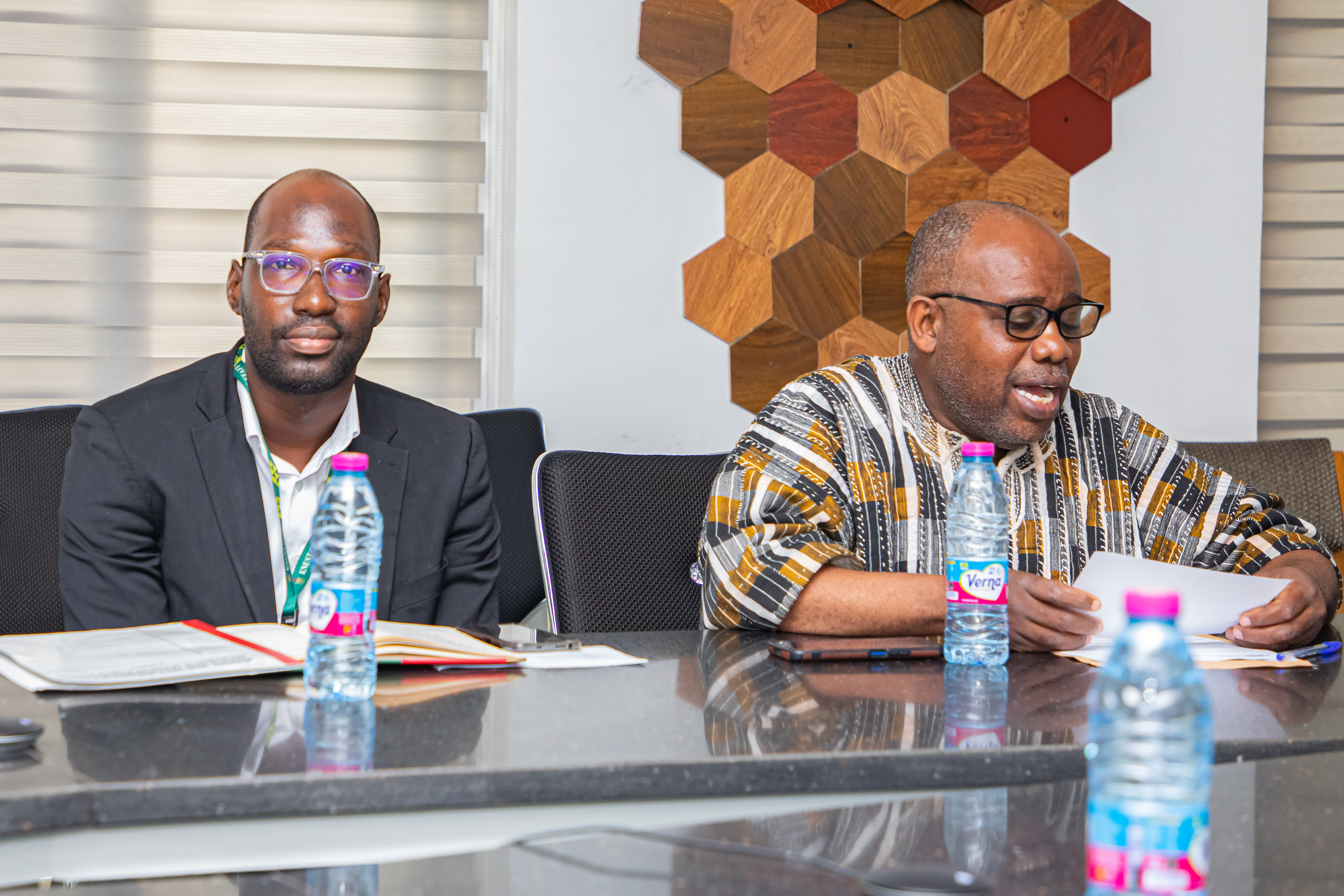 Dr. Kwadwo Owusu Akuffo & Pro-Vice-Chancellor, Prof Ellis Owusu-Dabo