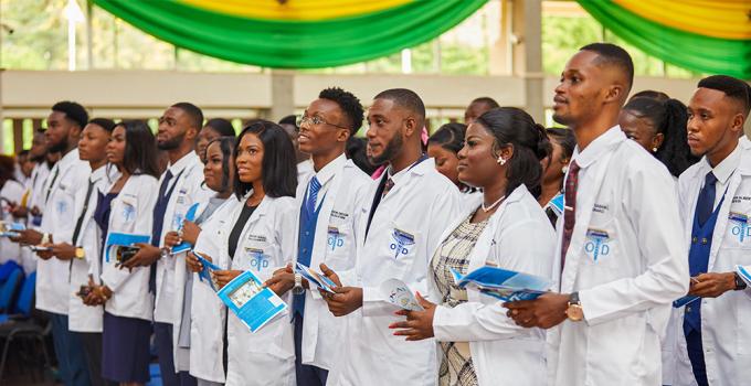 Photo of clinical students